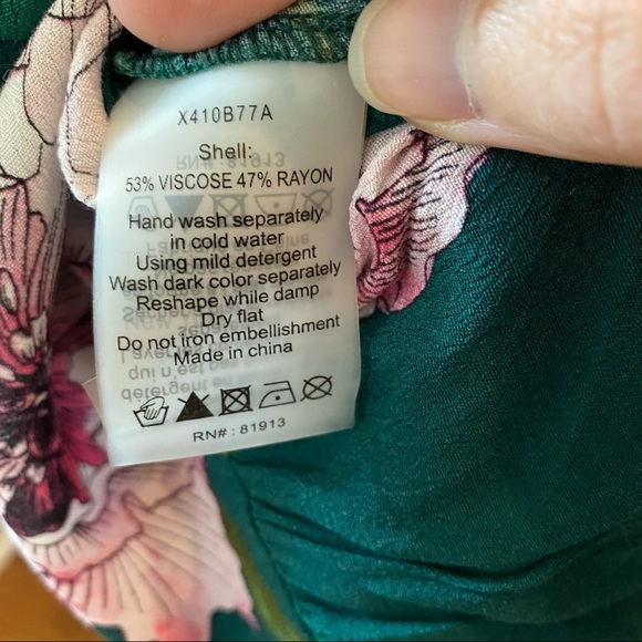 Plenty by Tracy Reese green Aleah dress size s - Picture 15 of 15